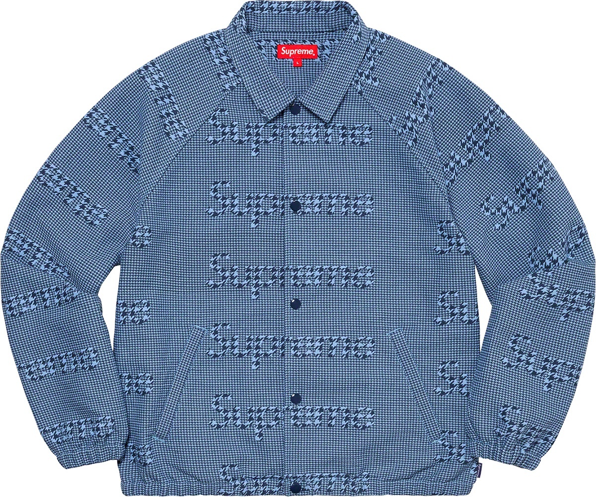 Houndstooth Logos Snap Front Jacket view 6